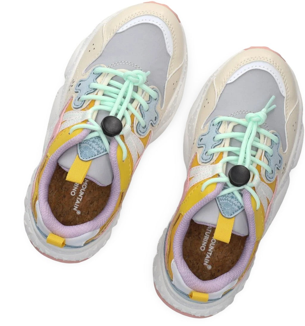 Flower Mountain - Flower Mountain Kinderschoenen - Roze | Sneaker Yamona 3 Mint