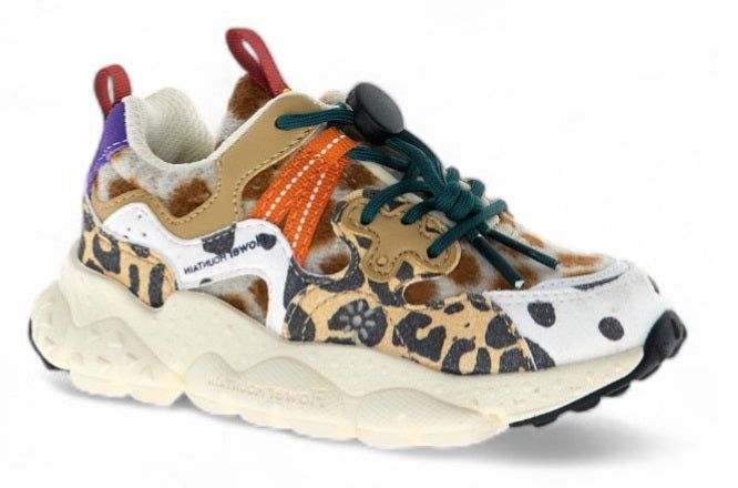 Flower Mountain Sneaker - Flower Mountain Kinderschoenen - Beige | Yamano 3 1A28