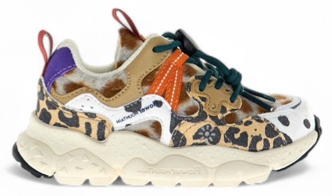 Flower Mountain Sneaker - Flower Mountain Kinderschoenen - Beige | Yamano 3 1A28