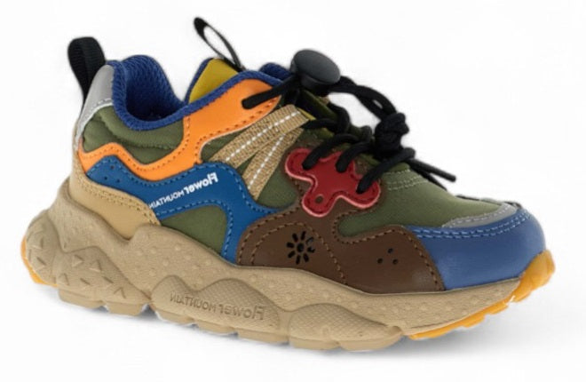 Flower Mountain Sneaker - Flower Mountain Kinderschoenen - Blauw | Yamano 3 1C38