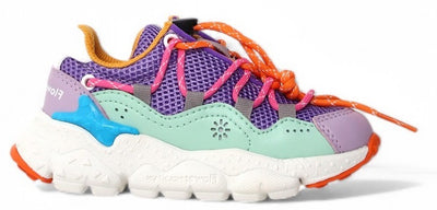 Baskets Flower Mountain - Chaussures pour enfants Flower Mountain - Violet | Raikiri Jr