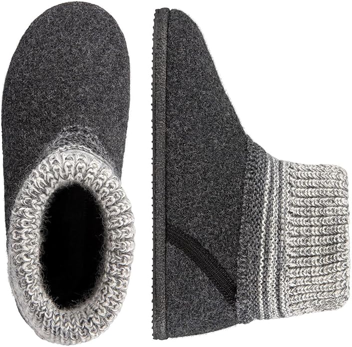 Giesswein Pantoffel - Giesswein Kinderschoenen - Antracite | Baumkirchen
