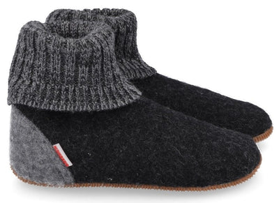Pantoufles Giesswein - Chaussures pour enfants Giesswein - Anthracite | Wildpoldsried