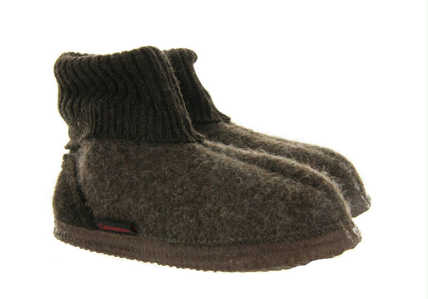 Giesswein Pantoffels - Giesswein Kinderschoenen | Kramsach Taupe Jongens