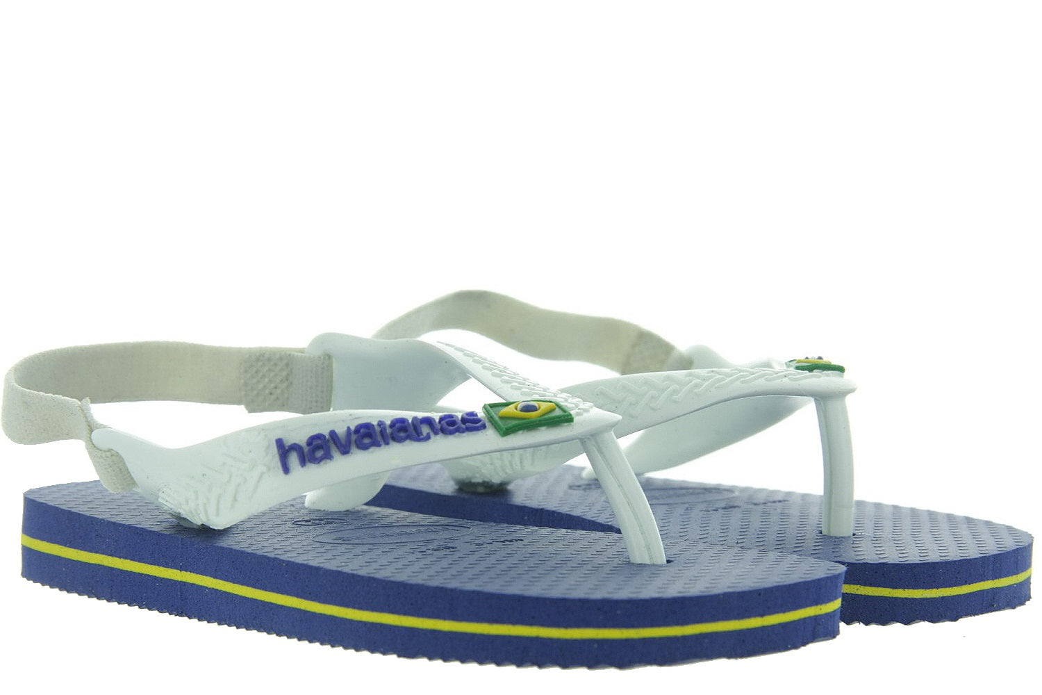 Havaianas Baby Brasil Logo - Havaianas Kinderschoenen | Blauw WIt