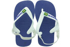 Havaianas Baby Brasil Logo - Havaianas Kinderschoenen | Blauw WIt