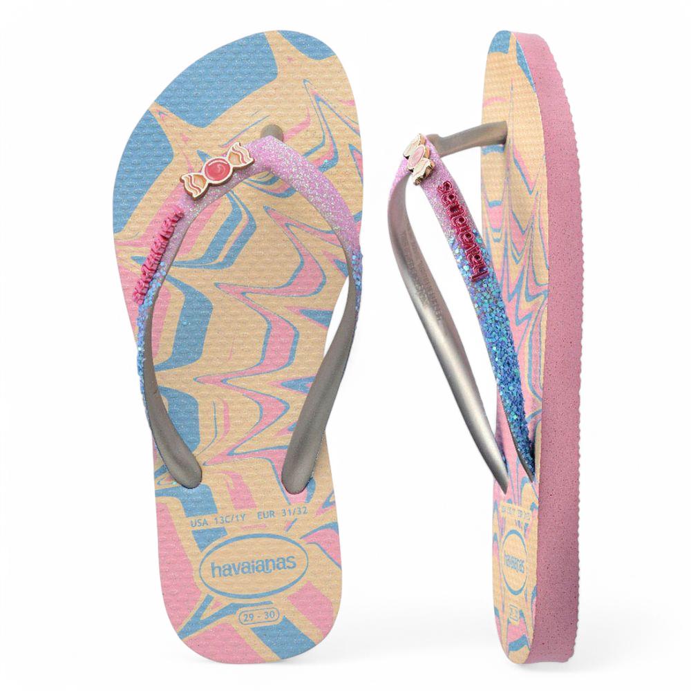 Havaianas Kids - Havaianas Kinderschoenen - Roze | Slim Glitter Trendy