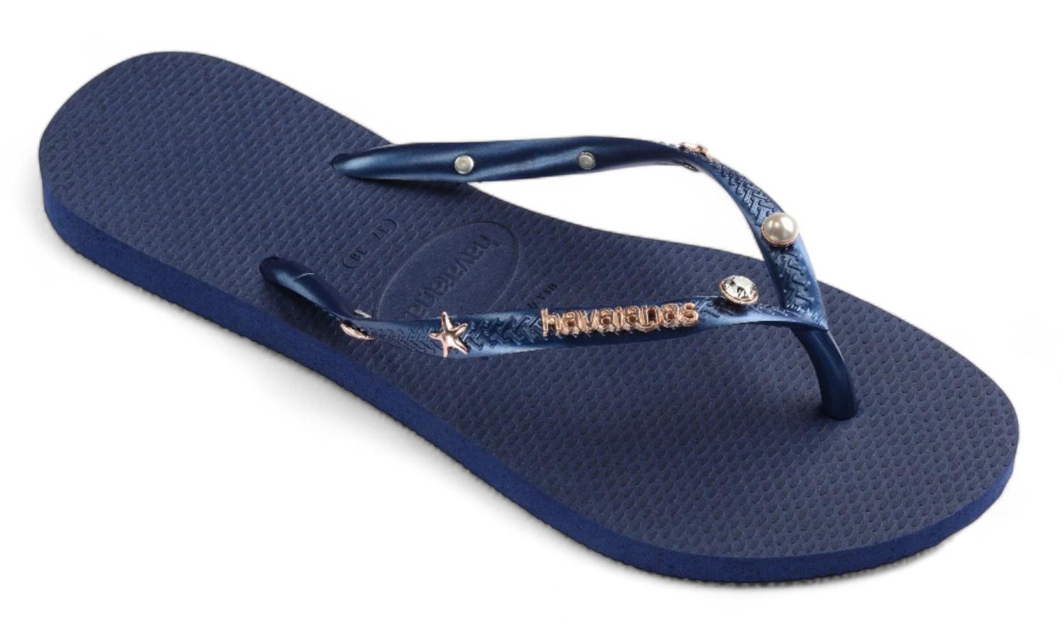 Havaianas Slipper - Havaianas Damesschoenen - Blauw | Slim Luxury Aqua