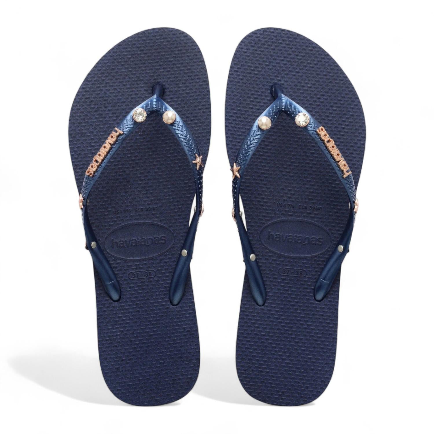 Havaianas Slipper - Havaianas Damesschoenen - Blauw | Slim Luxury Aqua