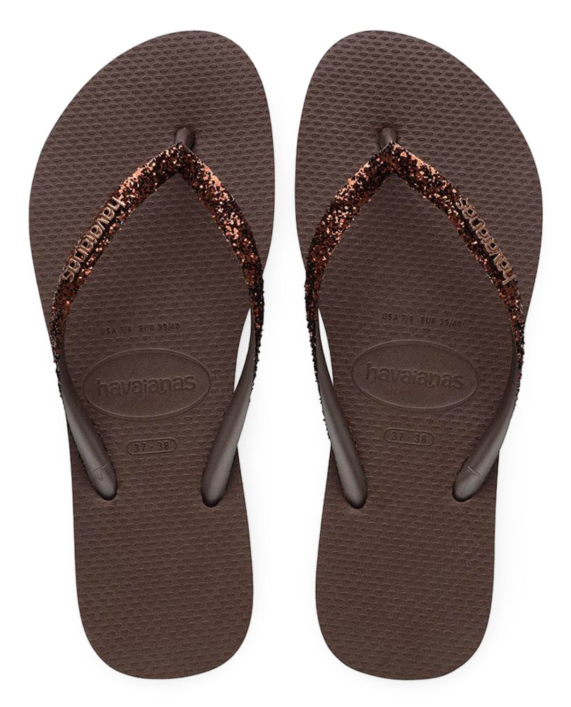 Havaianas Slipper - Havaianas Kinderschoenen - Bruin | Slim Glitter ll