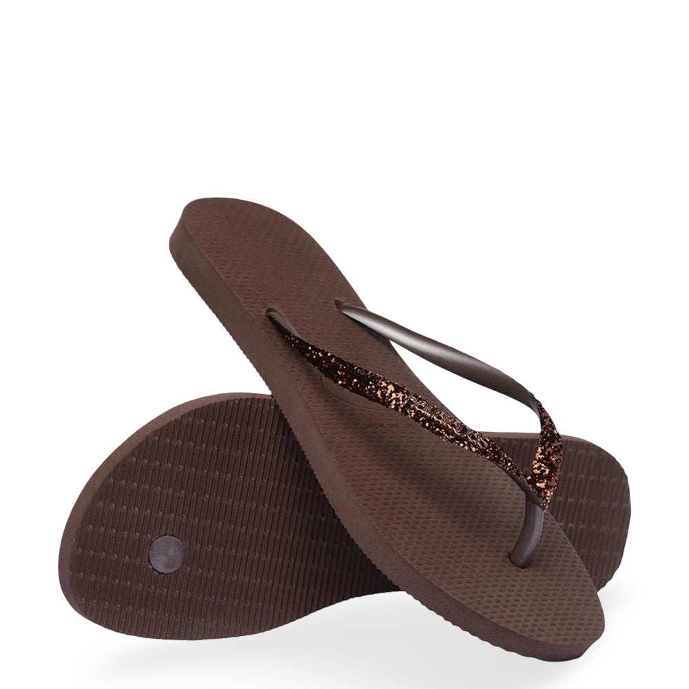 Havaianas Slipper - Havaianas Kinderschoenen - Bruin | Slim Glitter ll