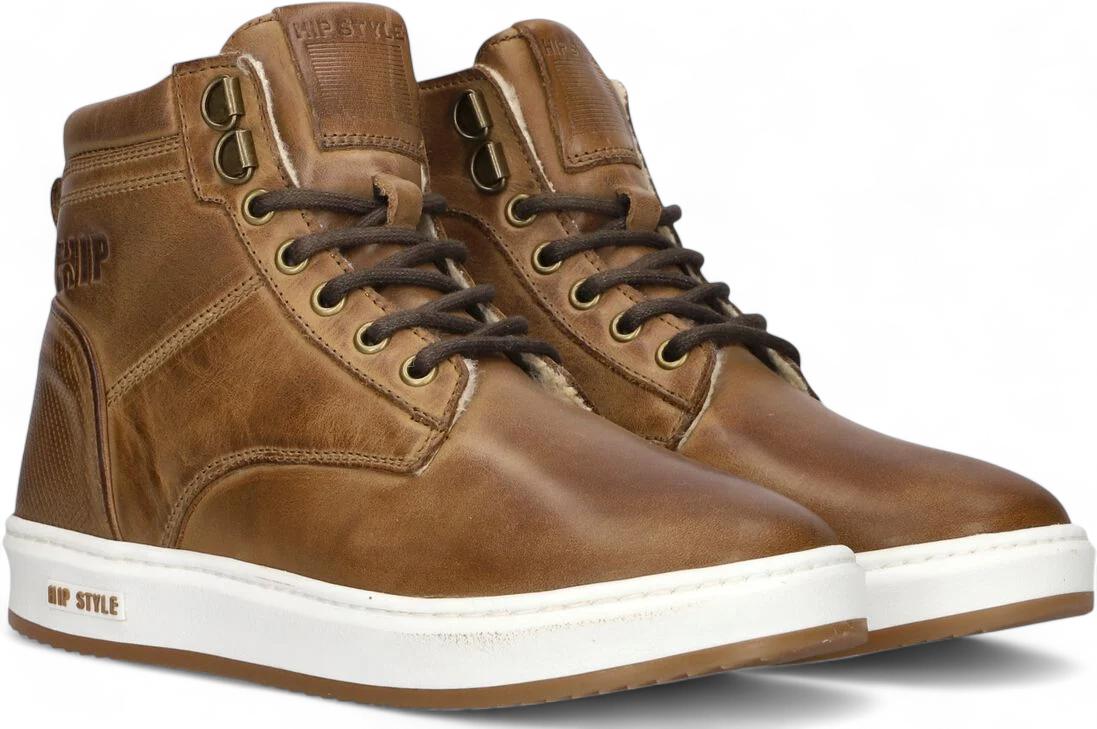 Hip Sneaker - Hip Kinderschoenen - Naturel | H2153 Warm Wol Gevoerd