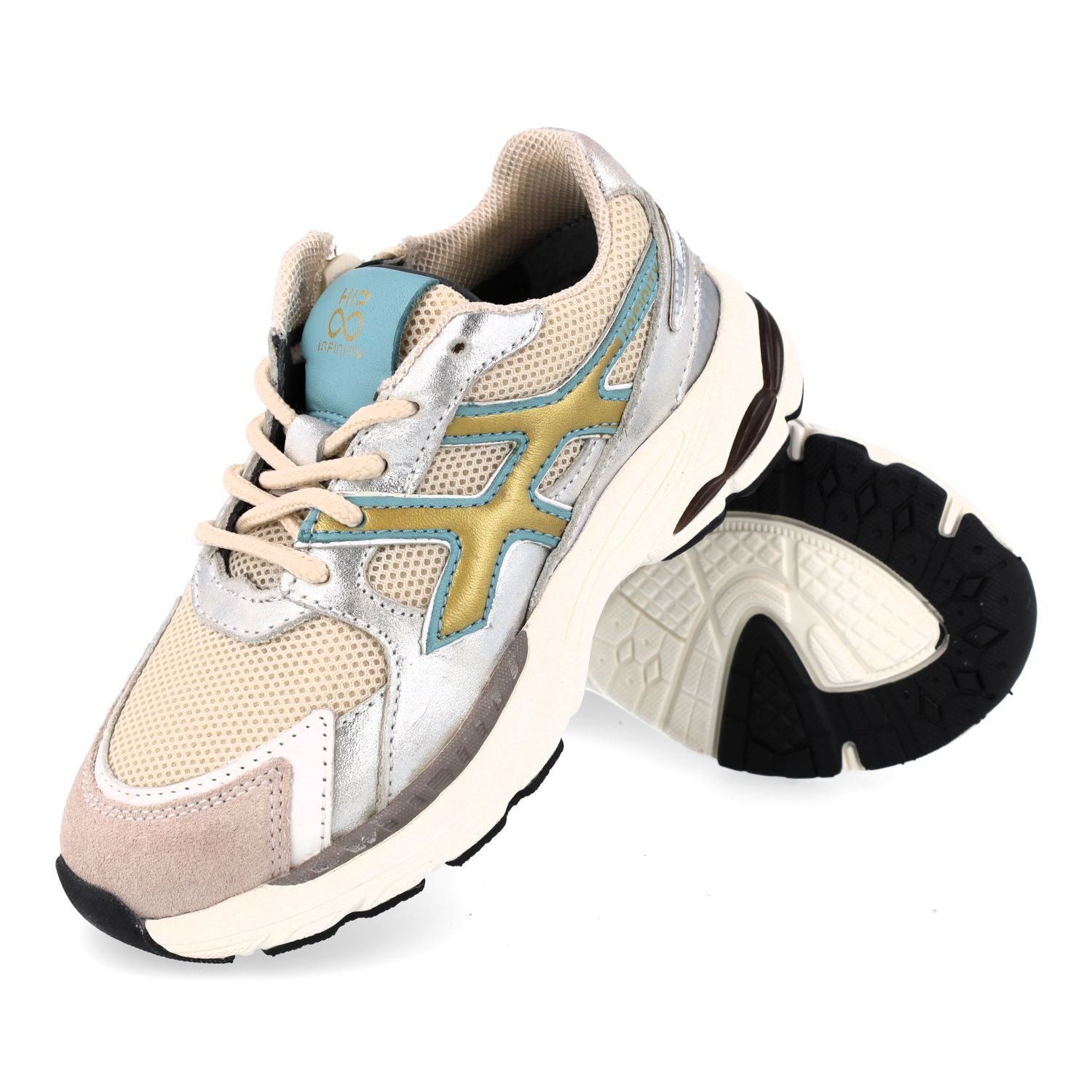 Hip Sneaker - Hip Kinderschoenen - Zilver | H1161