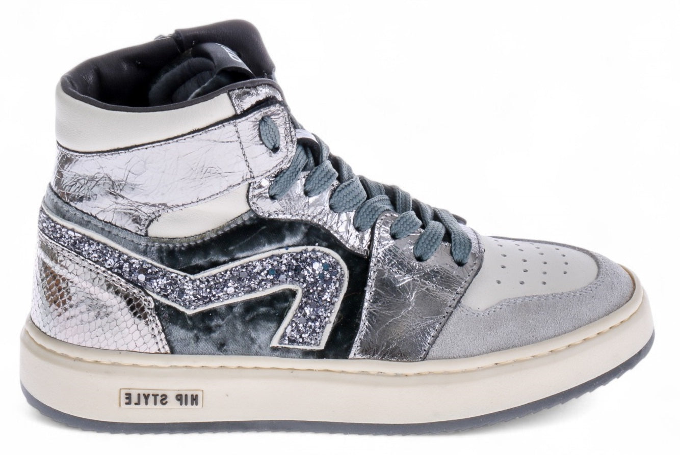 Hip Sneaker - Hip Kinderschoenen - Zilver | H1765