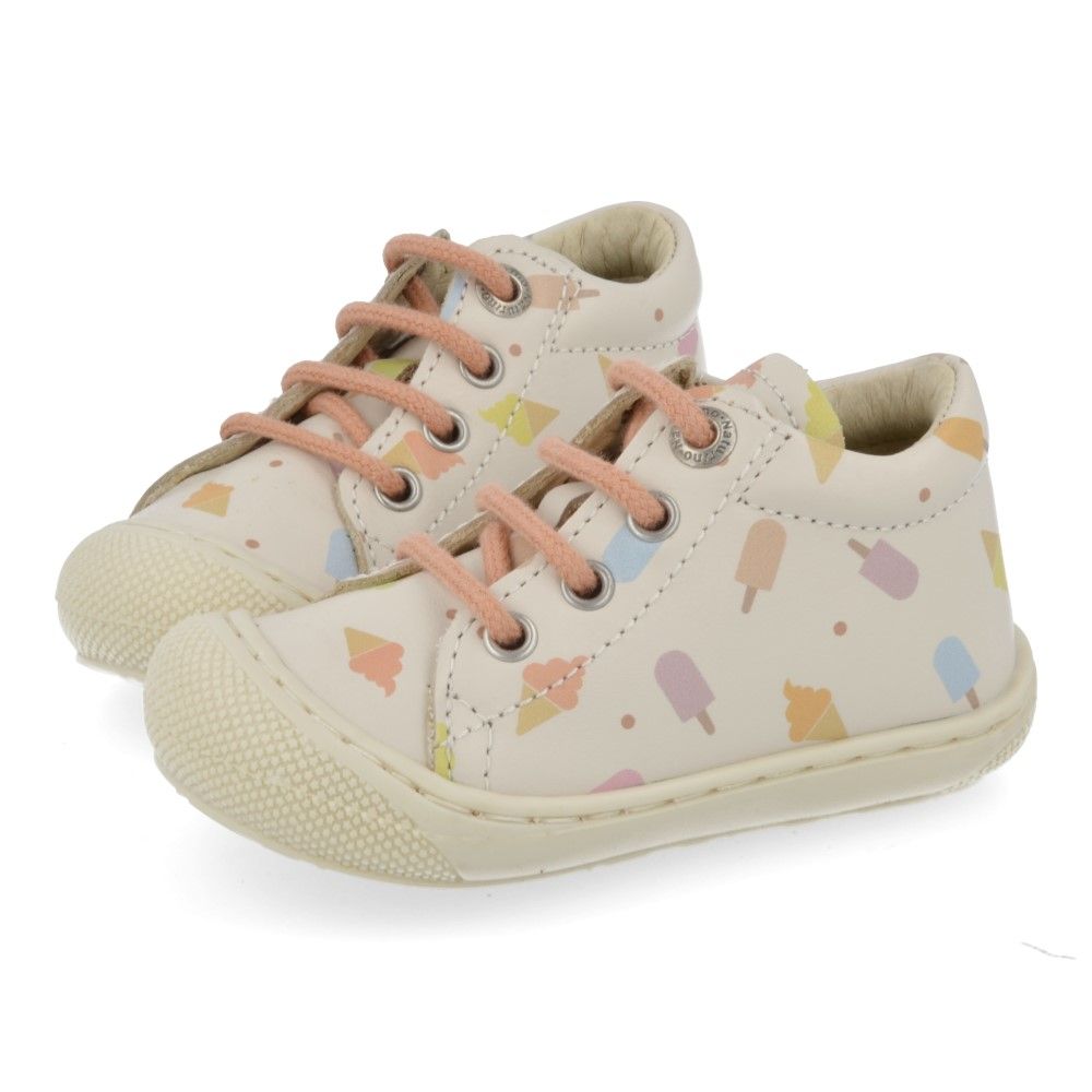 Naturino Babyschoen - Naturino Babyschoenen - Ecru | Cocoon Calf Freshen Milk