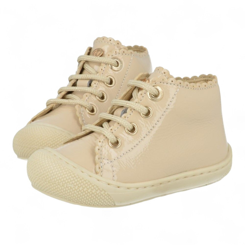 Naturino Babyschoen - Naturino Babyschoenen - Ecru | Cocoon Cottins Nappa Bone