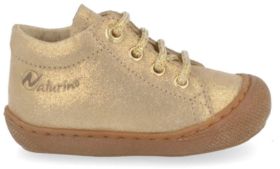 Naturino Babyschoen - Naturino Babyschoenen - Goud | Cocoon Glitter Platinum