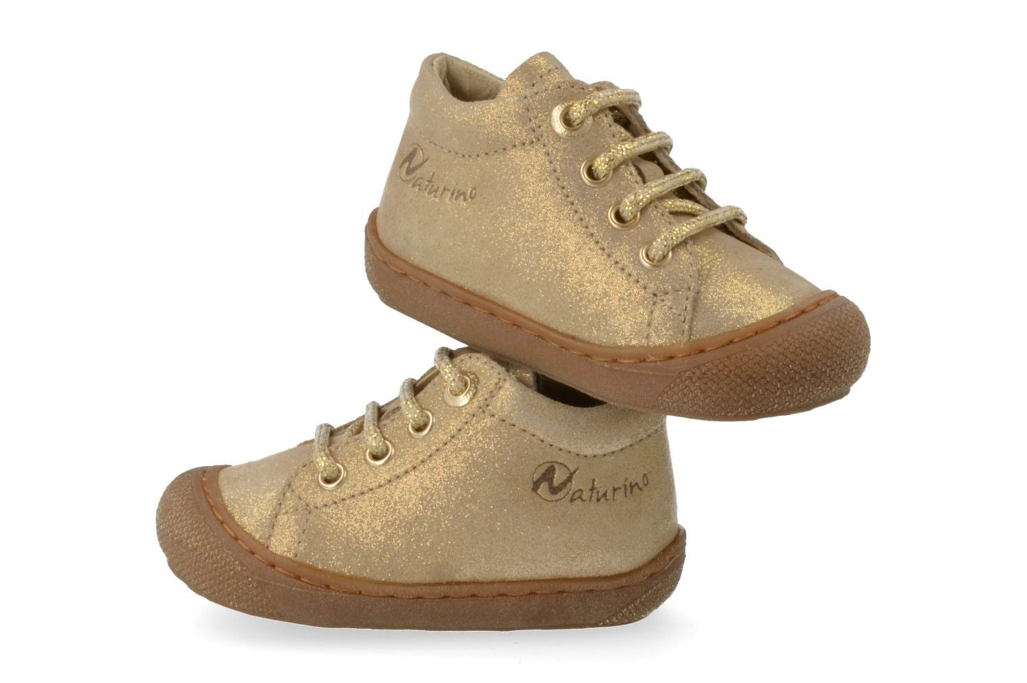 Naturino Babyschoen - Naturino Babyschoenen - Goud | Cocoon Glitter Platinum