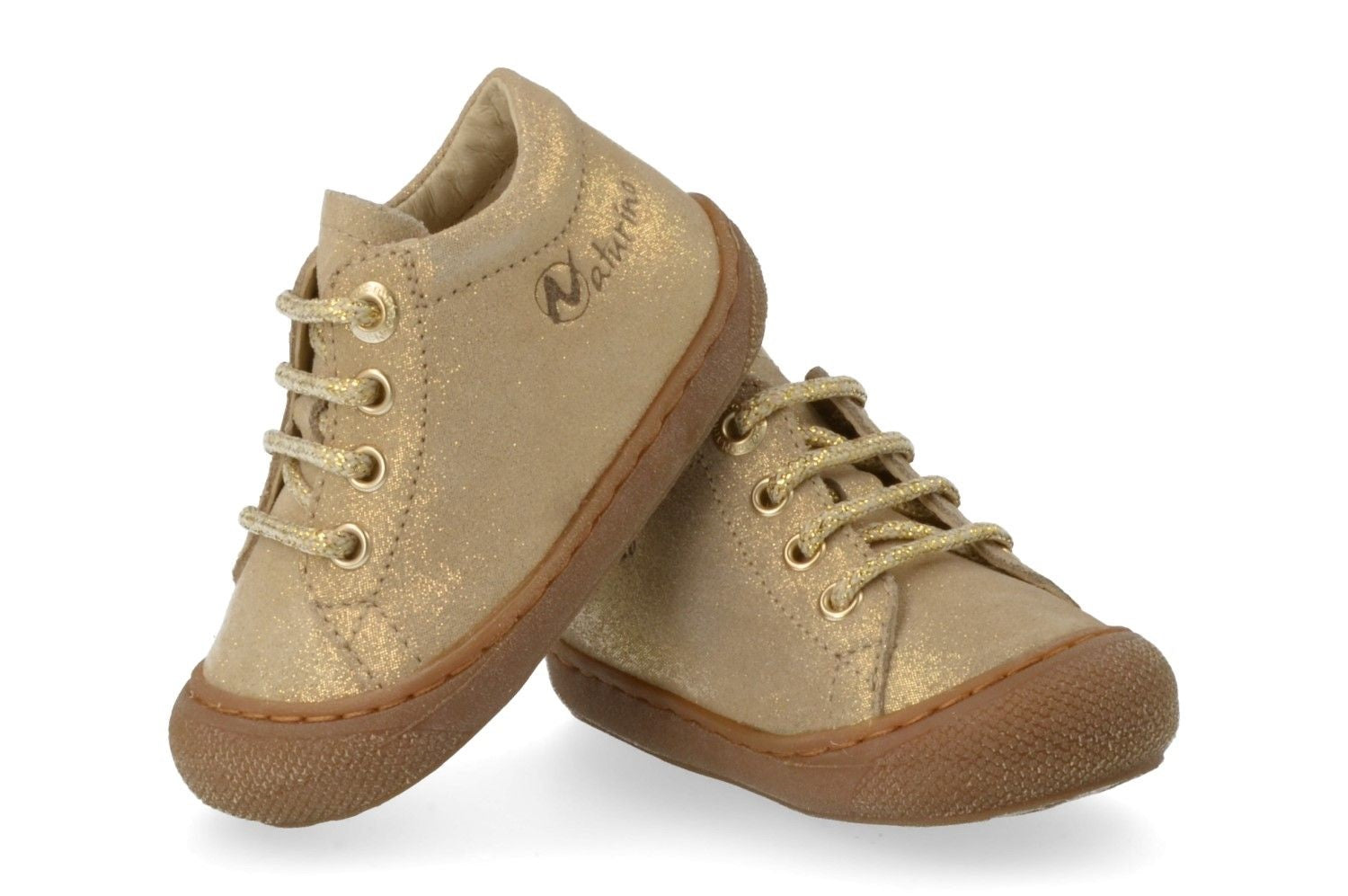 Naturino Babyschoen - Naturino Babyschoenen - Goud | Cocoon Glitter Platinum