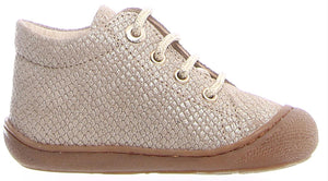 Naturino Babyschoen - Naturino Babyschoenen - Goud | Cocoon Suede Lizard