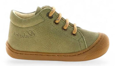 Naturino Babyschoen - Naturino Babyschoenen - Groen | Cocoon Honey Militaire Sand