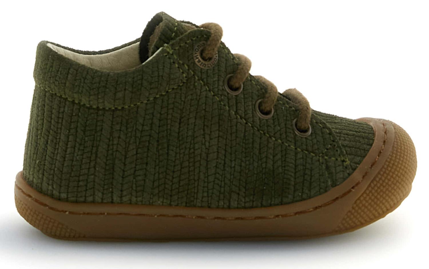 Naturino Babyschoen - Naturino Babyschoenen - Groen | Cocoon suede pannier