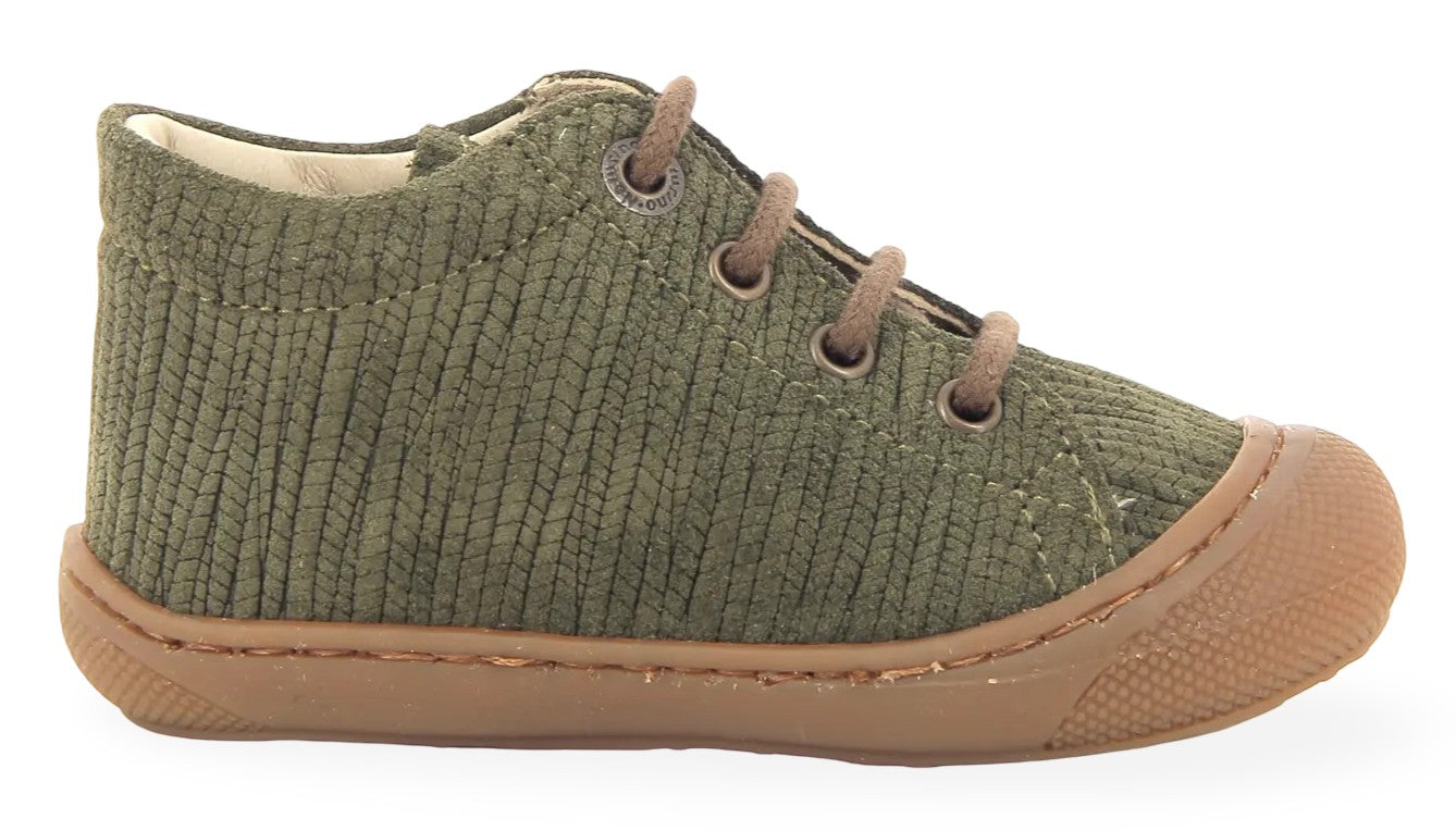 Naturino Babyschoen - Naturino Babyschoenen - Groen | Cocoon suede pannier