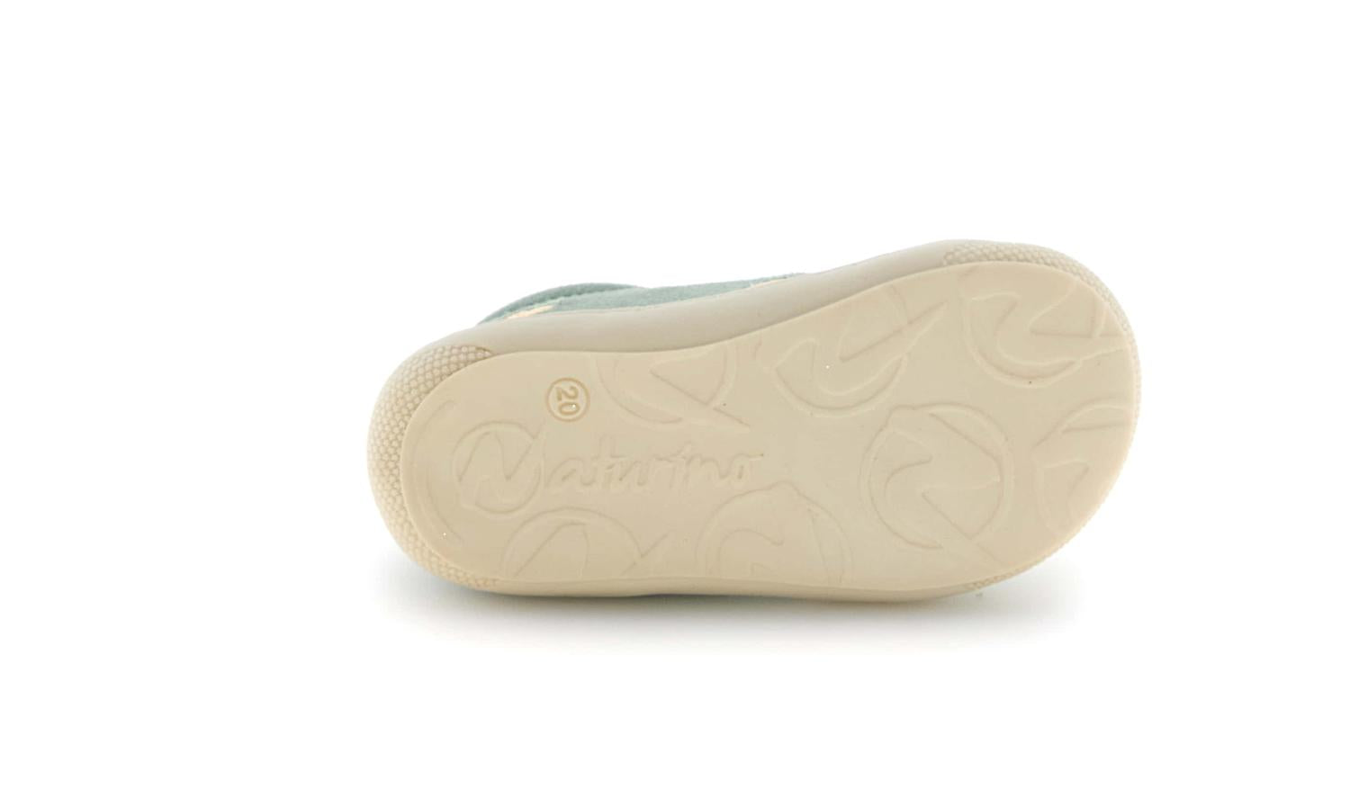 Naturino Babyschoen - Naturino Babyschoenen - Groen | Lemonsoda Suede Mint
