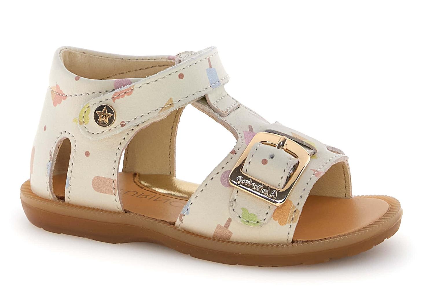 Naturino Sandaal - Naturino Kinderschoenen - Off White | Quarzo