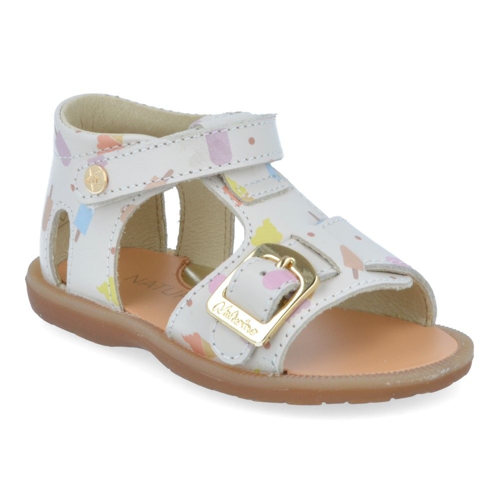 Naturino Sandaal - Naturino Kinderschoenen - Off White | Quarzo