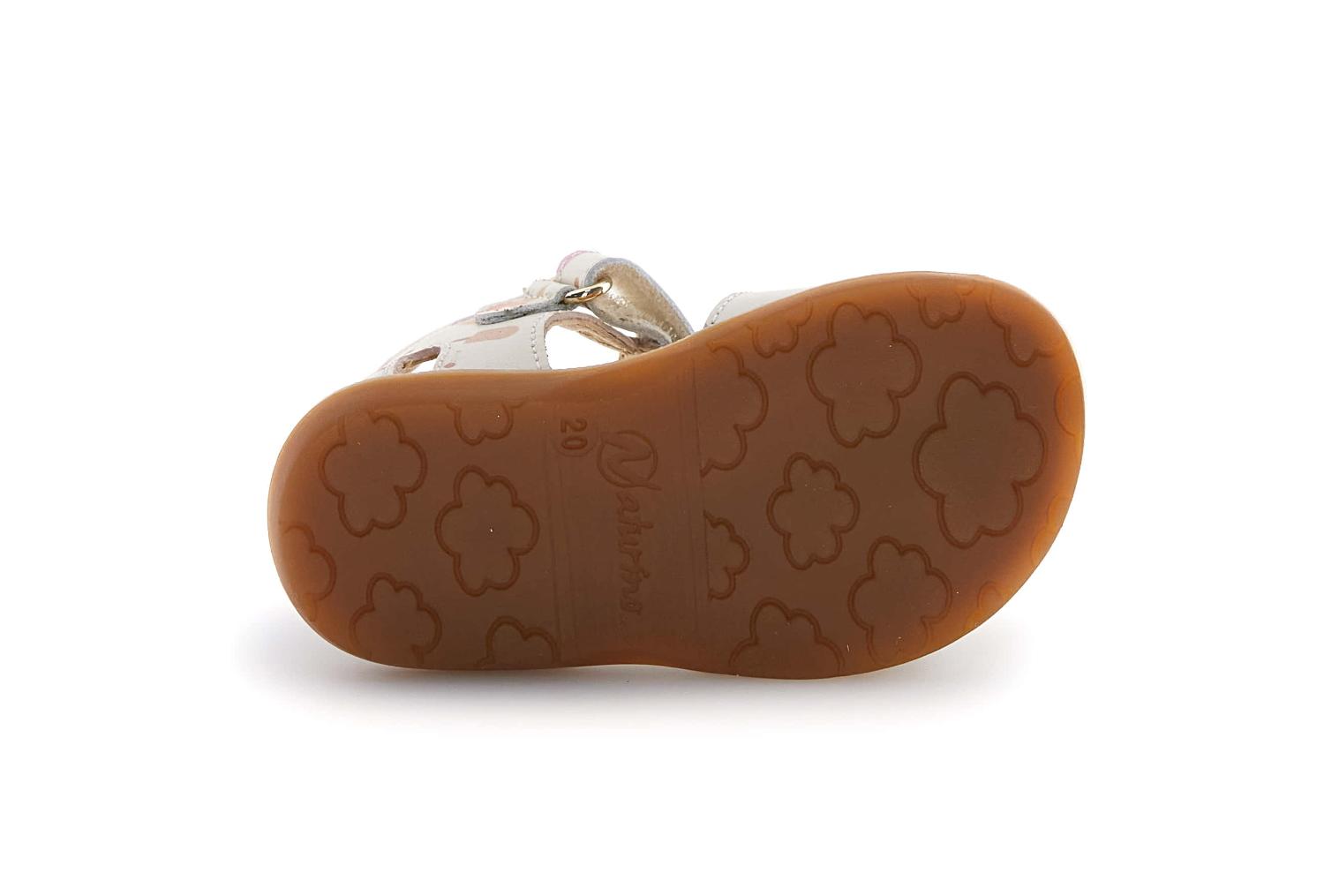 Naturino Sandaal - Naturino Kinderschoenen - Off White | Quarzo