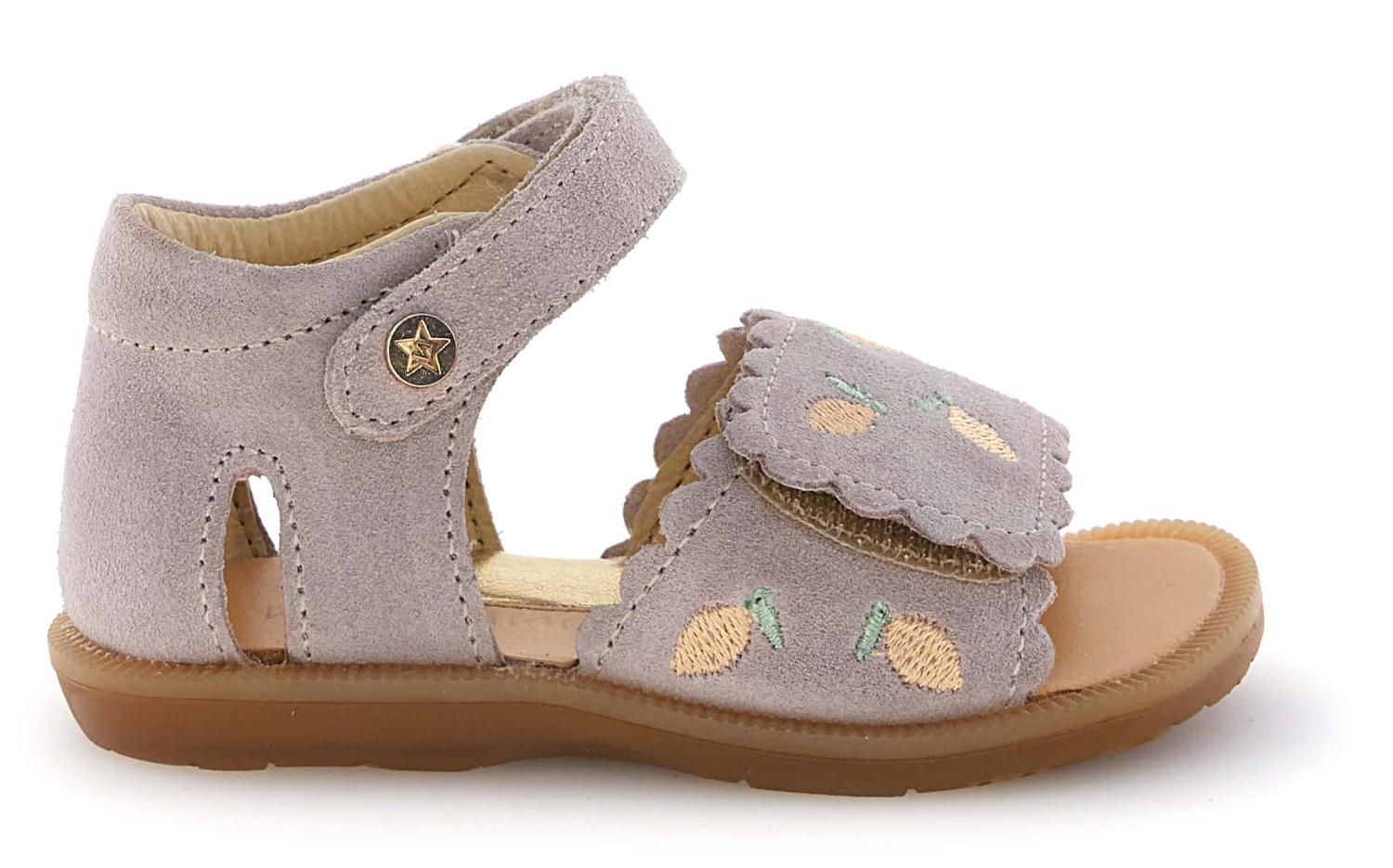 Naturino Sandaal - Naturino Kinderschoenen - Roze | Maya Embroid Lemonsoda