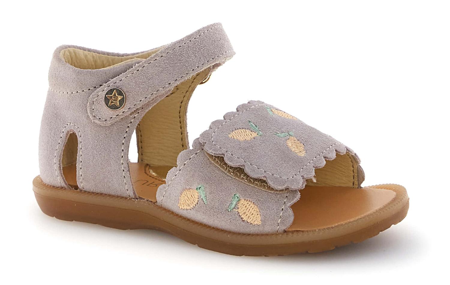 Naturino Sandaal - Naturino Kinderschoenen - Roze | Maya Embroid Lemonsoda