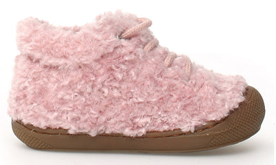 Chaussures à lacets Naturino - Chaussures bébé Naturino - Rose | Fourrure de cocon