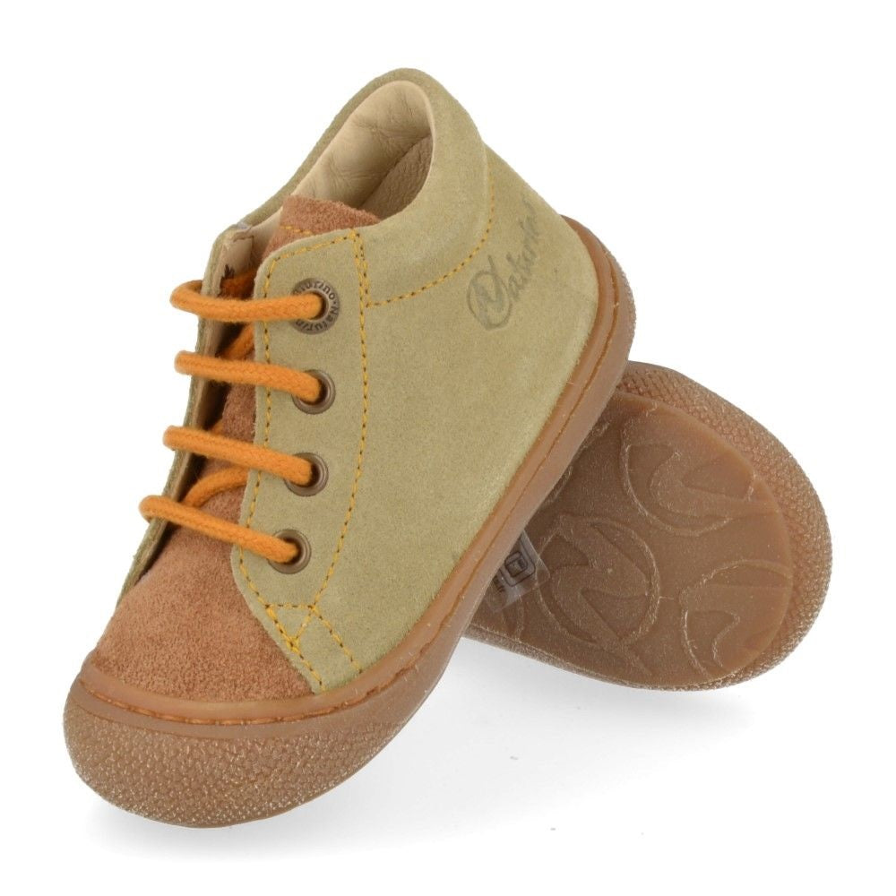 Naturino Veterschoen - Naturino Kinderschoenen | Cocoon Suede Brown-Stone