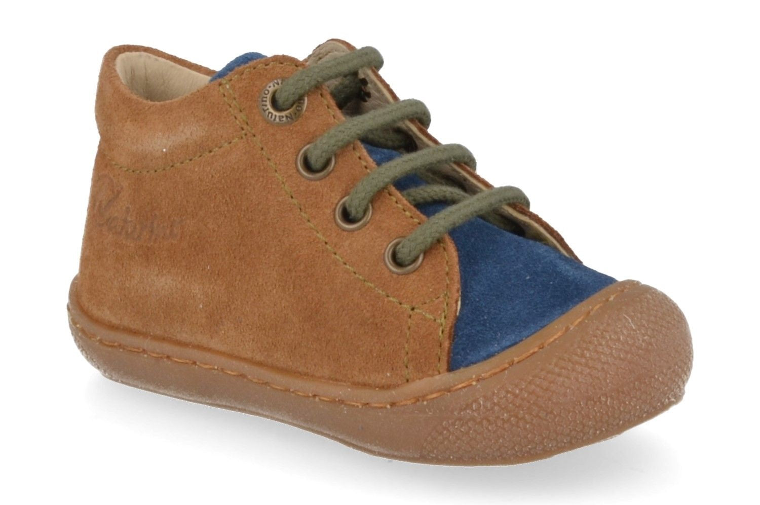 Naturino Veterschoen - Naturino Kinderschoenen | Cocoon Suede Indigo Militaire