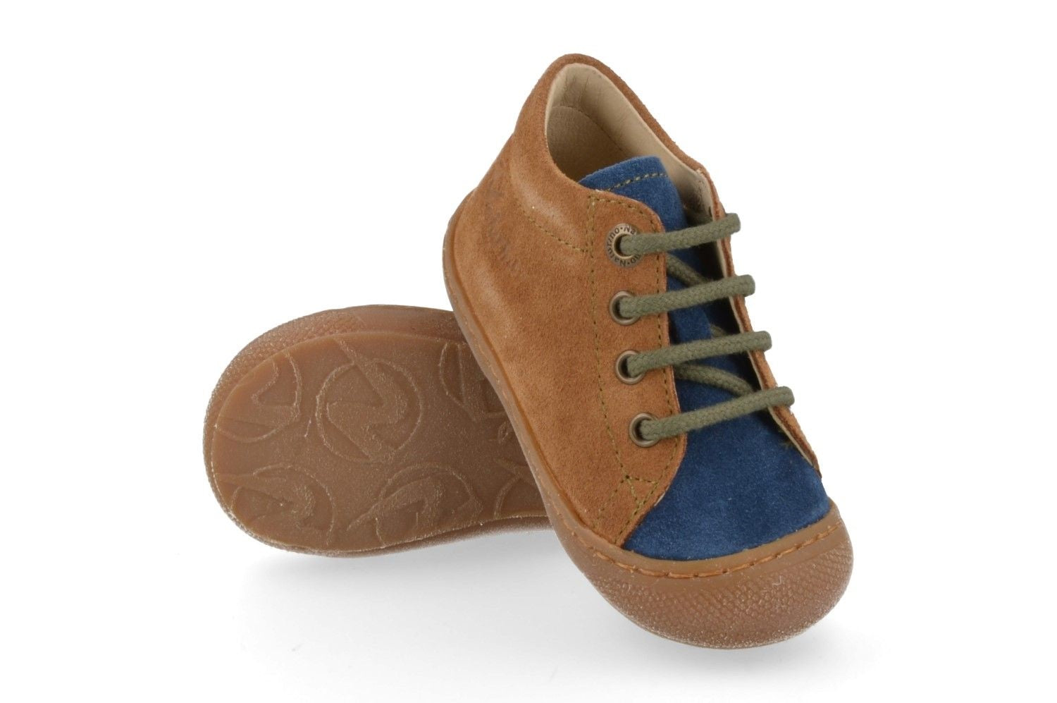 Naturino Veterschoen - Naturino Kinderschoenen | Cocoon Suede Indigo Militaire
