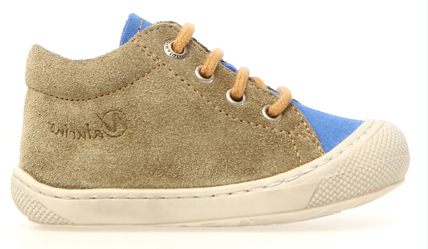 Naturino Veterschoen - Naturino Kinderschoenen | Cocoon Suede Oltremare Stone