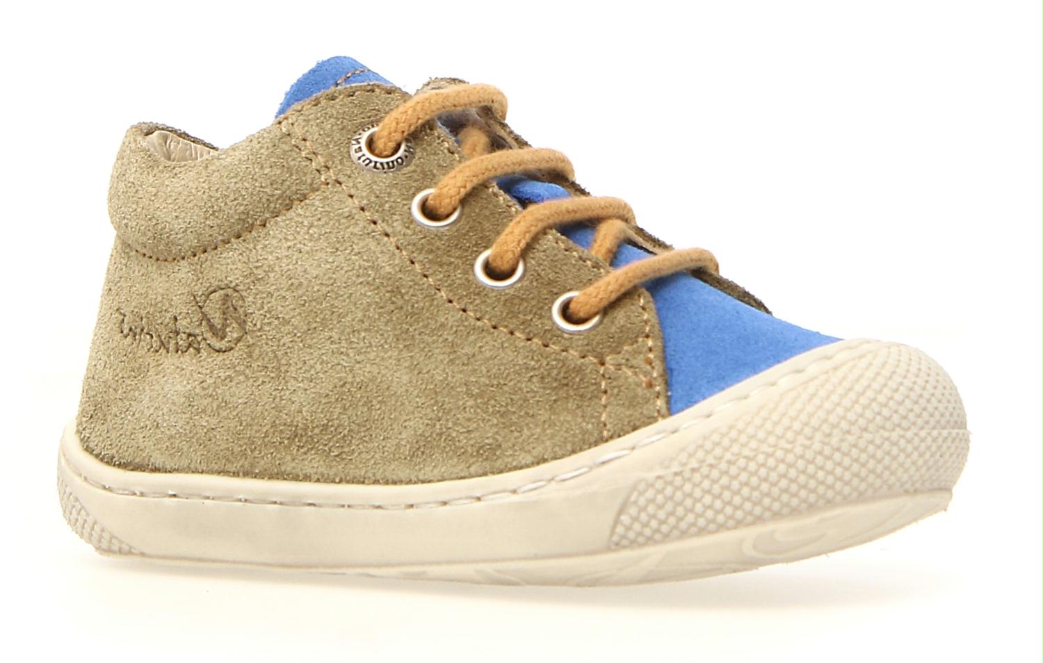 Naturino Veterschoen - Naturino Kinderschoenen | Cocoon Suede Oltremare Stone