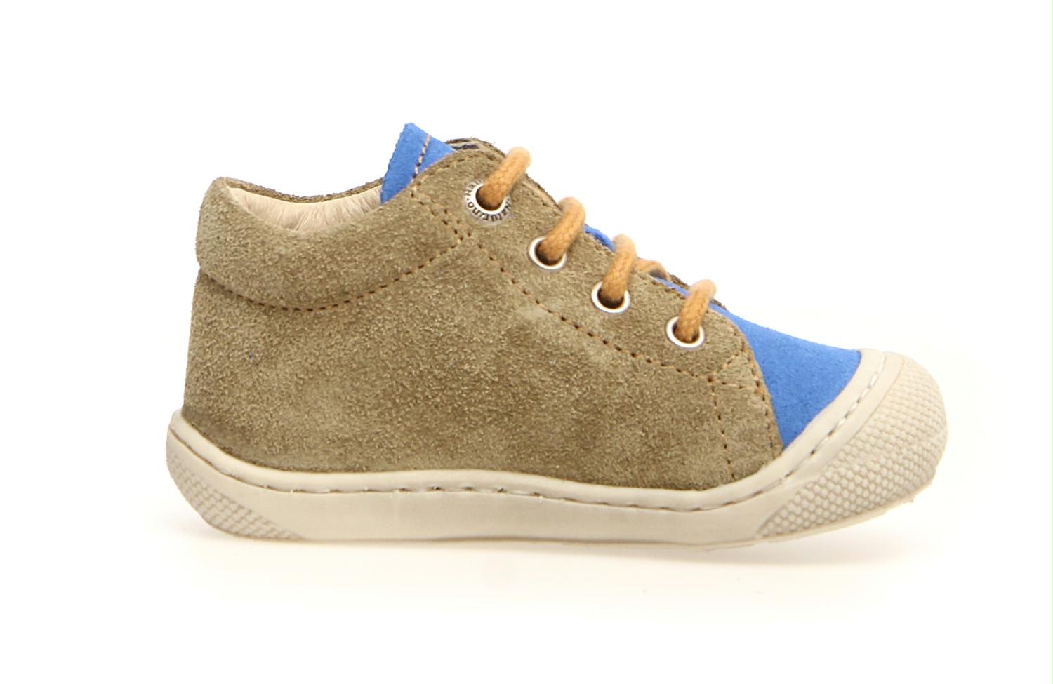 Naturino Veterschoen - Naturino Kinderschoenen | Cocoon Suede Oltremare Stone