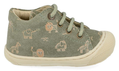 Chaussures à lacets Naturino - Chaussures pour enfants Naturino - Vert | Cocon Olive Beige
