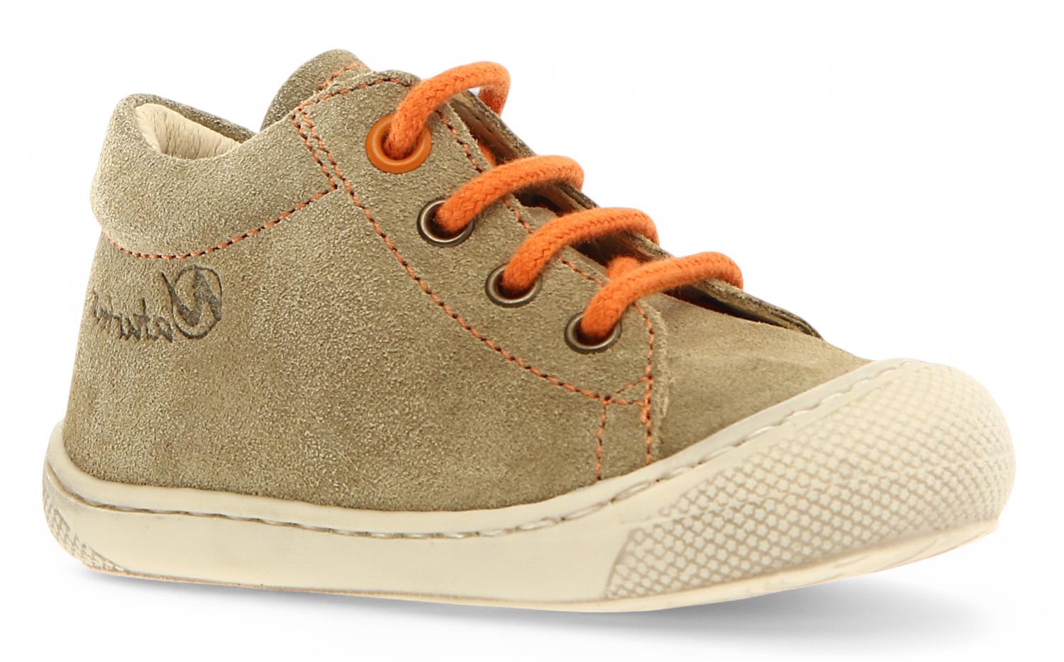 Naturino Veterschoen - Naturino Kinderschoenen - Taupe | Cocoon Stone Orange