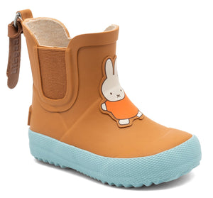 Nijntje X Bisgaard - Bisgaard Kinderschoenen - Cognac | Regenlaars Baby Rubber 94303
