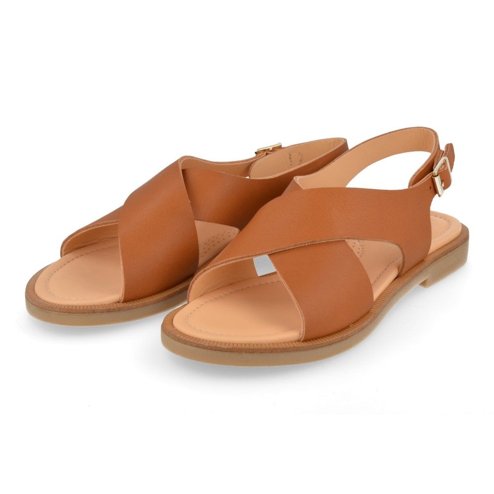 Ocra Sandaal - Ocra Damesschoenen - Naturel | D446