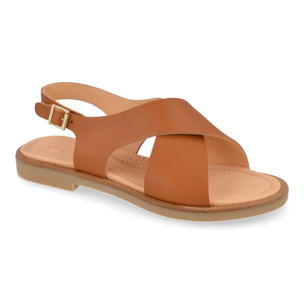 Ocra Sandaal - Ocra Damesschoenen - Naturel | D446