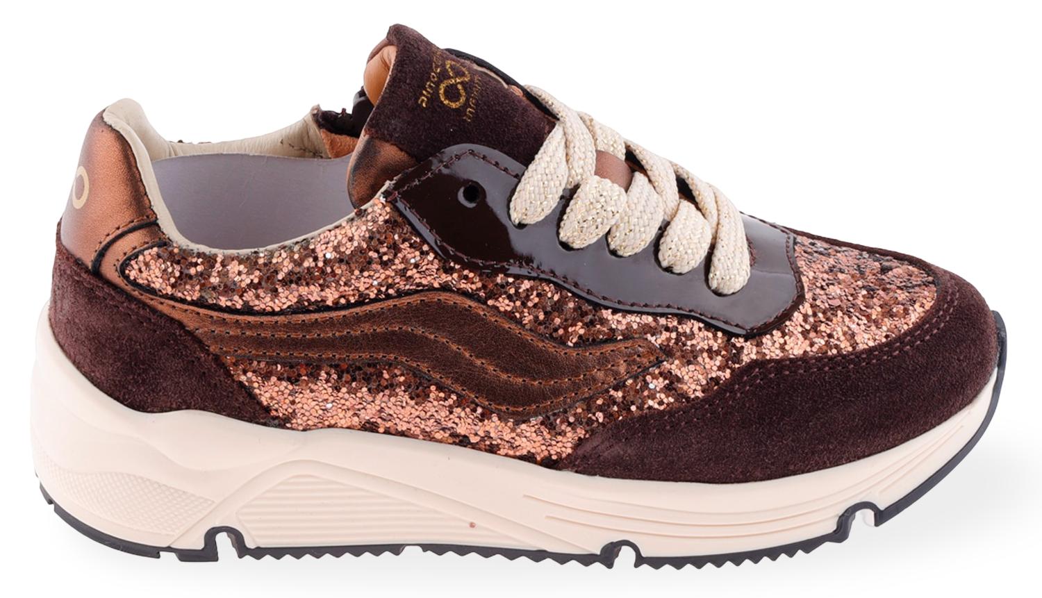 Pinocchio Sneaker - Pinocchio By Hip Kinderschoenen - Bruin | P1117