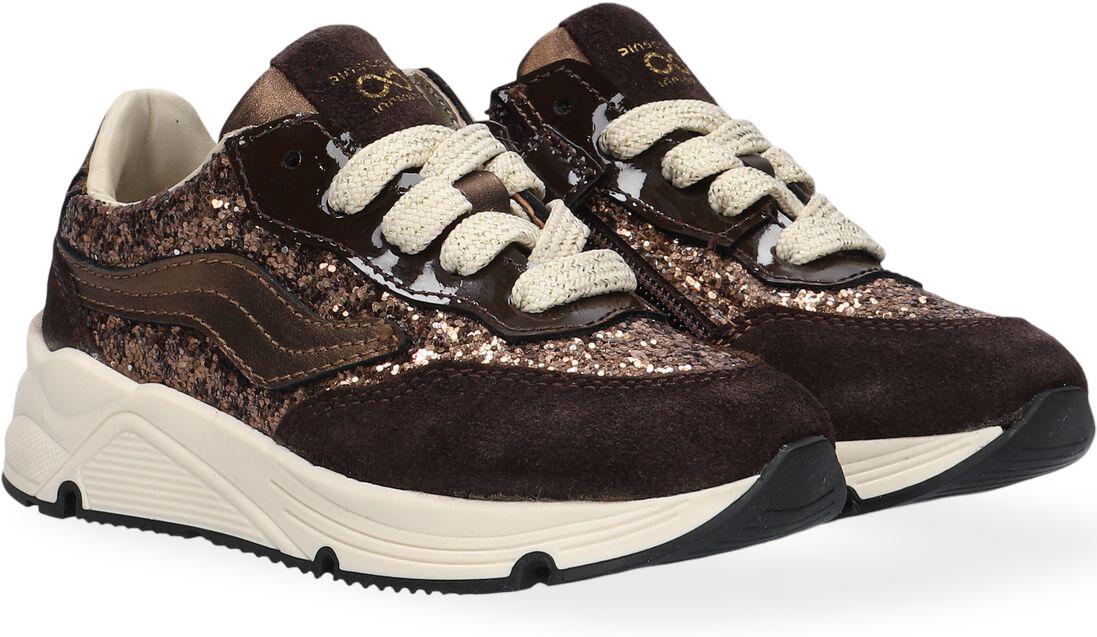 Pinocchio Sneaker - Pinocchio By Hip Kinderschoenen - Bruin | P1117