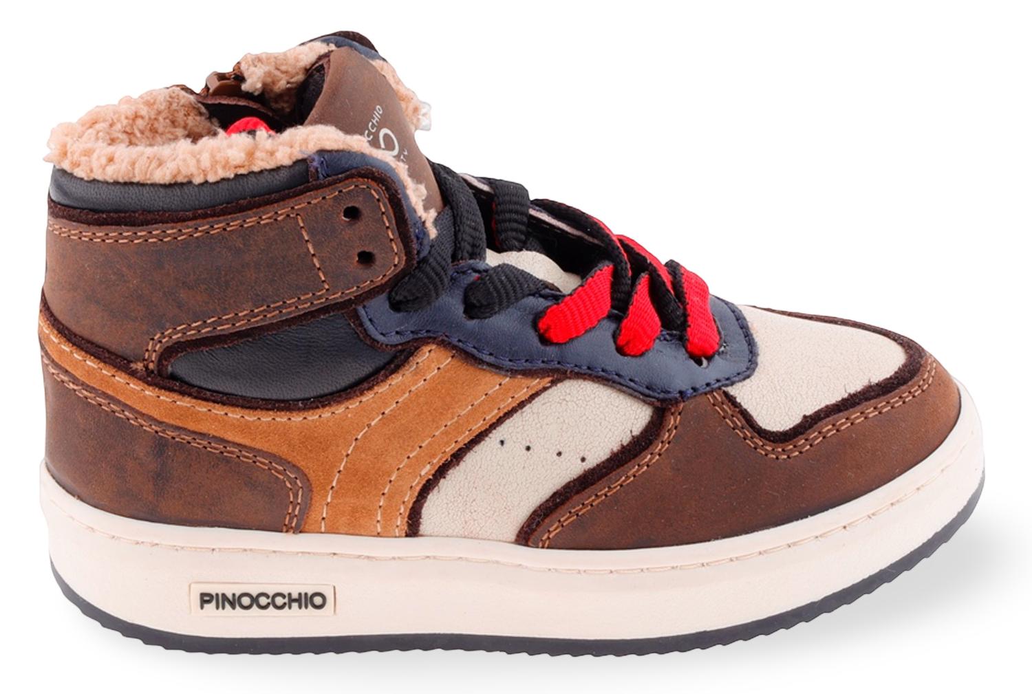 Pinocchio Sneaker - Pinocchio By Hip Kinderschoenen - Bruin | P1136