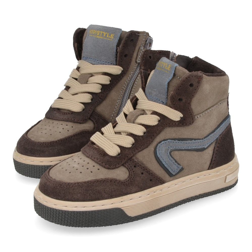 Pinocchio Sneaker - Pinocchio By Hip Kinderschoenen - Bruin | P1301