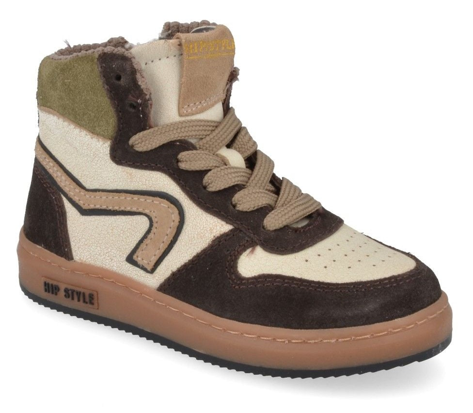 Pinocchio Sneaker - Pinocchio By Hip Kinderschoenen - Bruin | P1803